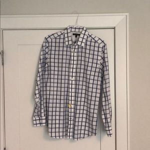 Large slim fit banana republic dress button down